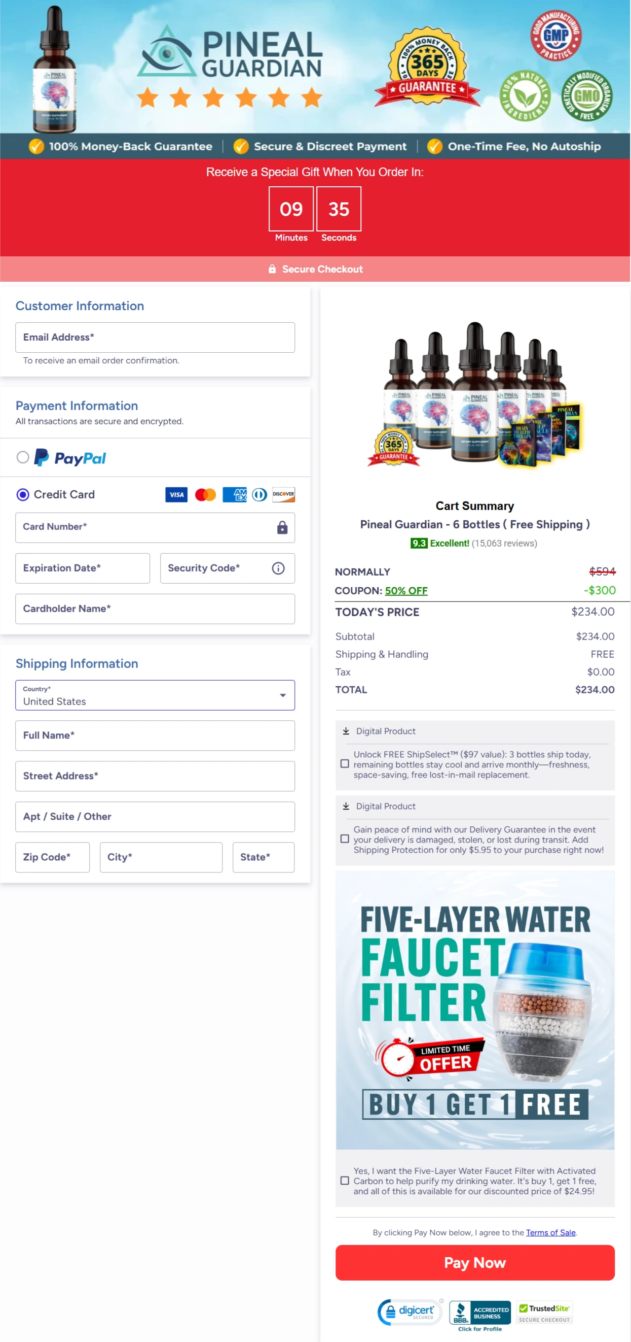 pineal guardian secure checkout